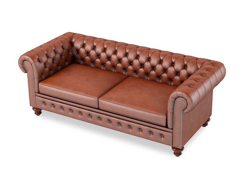Изготовление классического английского дивана